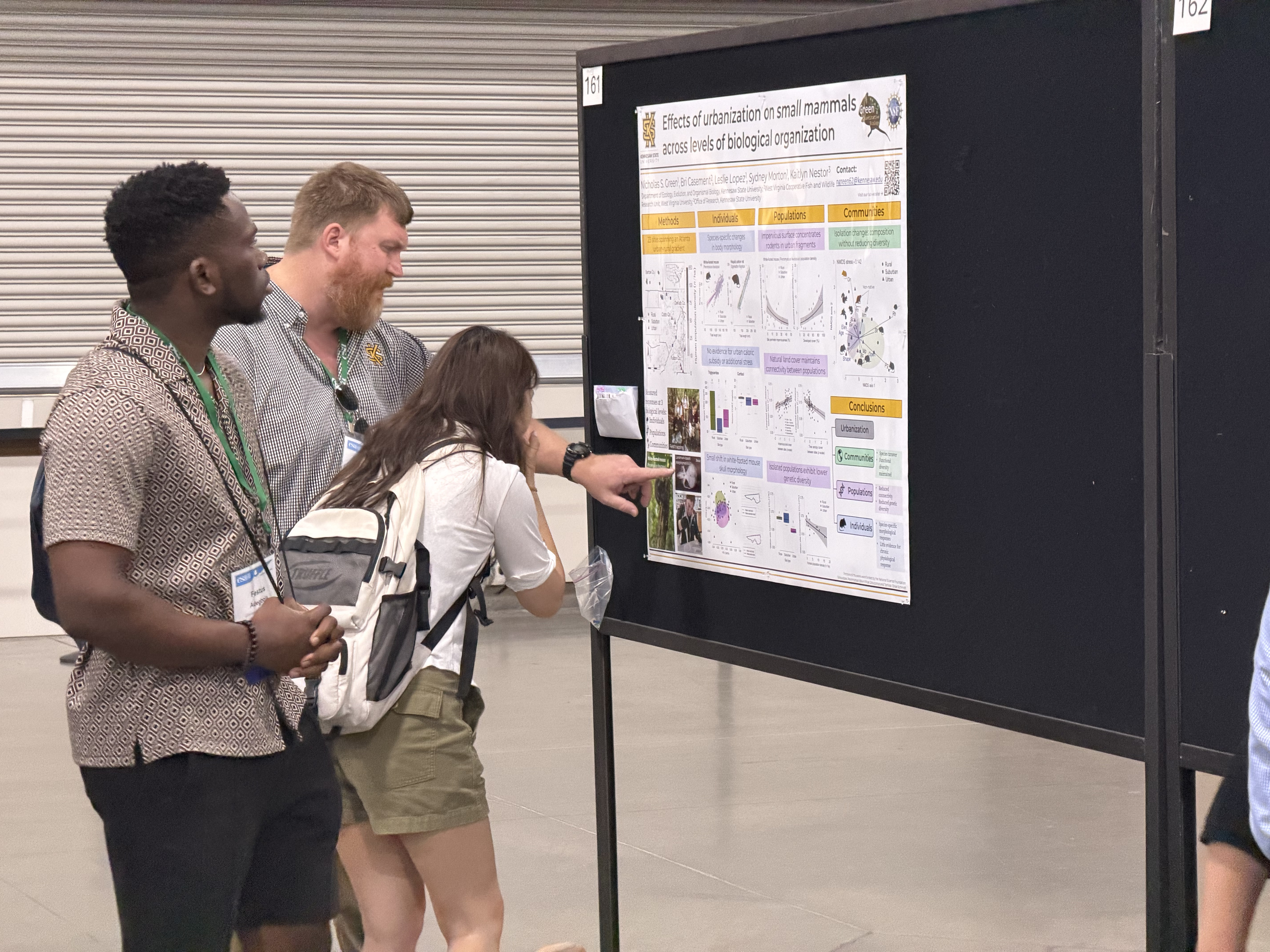 Green Lab research displayed at the 2026 Ecological Society of America Annual Meeting.